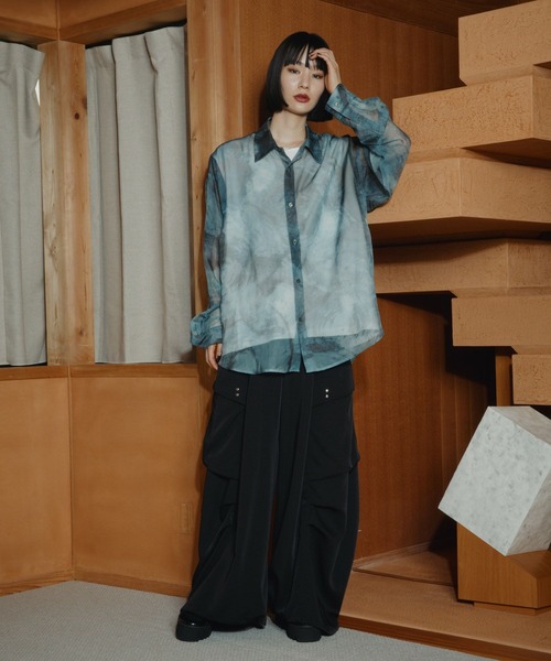 HARE（ハレ） シャツ SUMIガラシアーシャツ(HARE) メンズ レディース