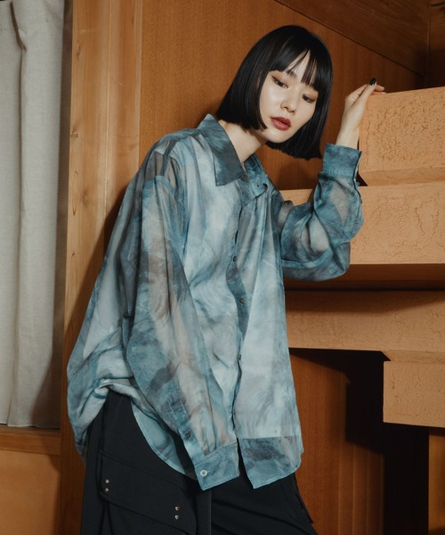 HARE（ハレ） シャツ SUMIガラシアーシャツ(HARE) メンズ レディース