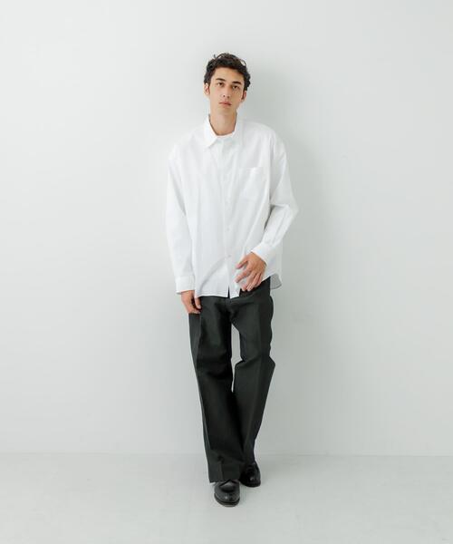 「THOMAS MASON」 長袖シャツ「URBAN RESEARCHコラボ」 X-LARGE ブルー系その他 メンズ_画像3