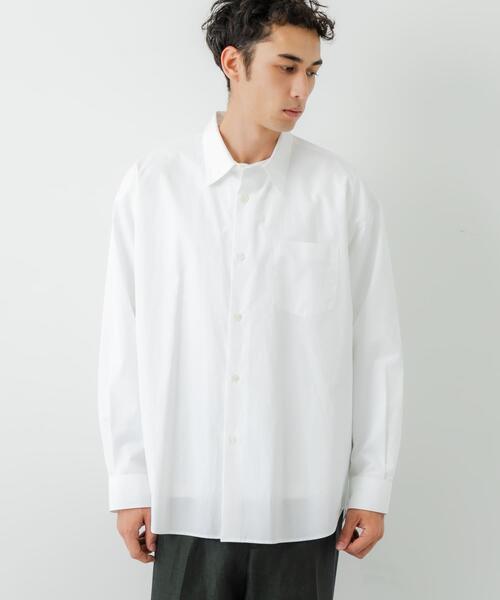 「THOMAS MASON」 長袖シャツ「URBAN RESEARCHコラボ」 X-LARGE ブルー系その他 メンズ_画像8