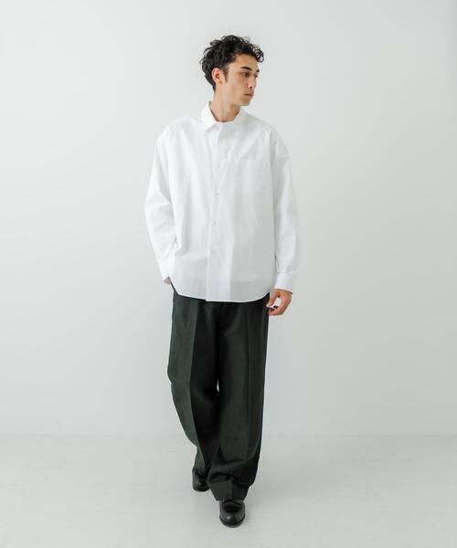 「THOMAS MASON」 長袖シャツ「URBAN RESEARCHコラボ」 X-LARGE ブルー系その他 メンズ_画像9