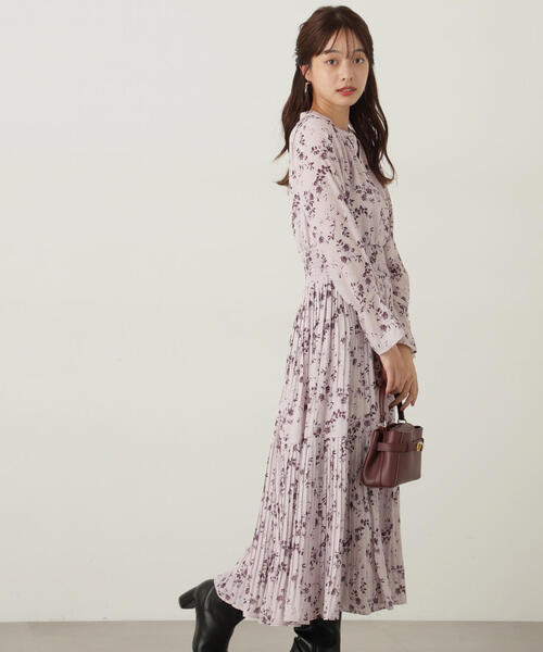 「PROPORTION BODY DRESSING」 長袖ワンピース SMALL ピンク レディース_画像3