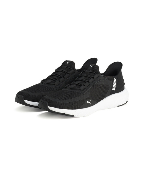 「PUMA」 ローカットスニーカー 29.0cm ブラック×ホワイト メンズ_画像2