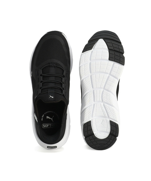 「PUMA」 ローカットスニーカー 29.0cm ブラック×ホワイト メンズ_画像4