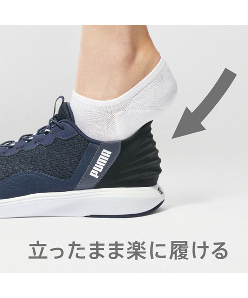 「PUMA」 ローカットスニーカー 29.0cm ブラック×ホワイト メンズ_画像7