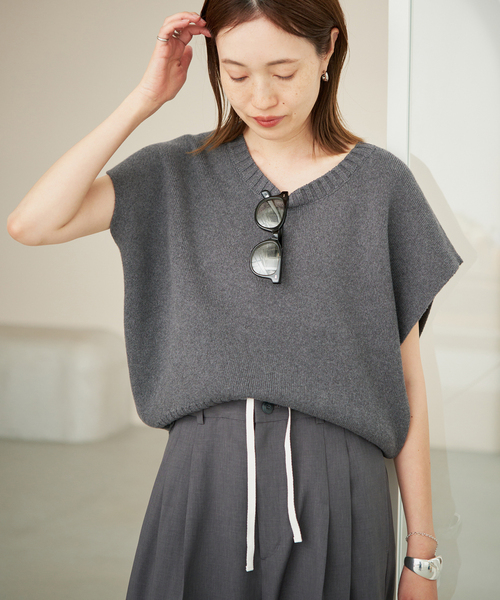 SLOBE IENA（スローブイエナ） ベスト ジレ フォルムニットベスト