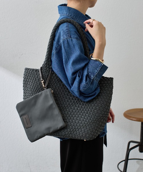 新品☆新作限定商品　コラージュ　メッシュ2wayトートバッグ（ブラック） COLLAGE GALLARDAGALANTE（コラージュ ガリャルダガランテ） トート