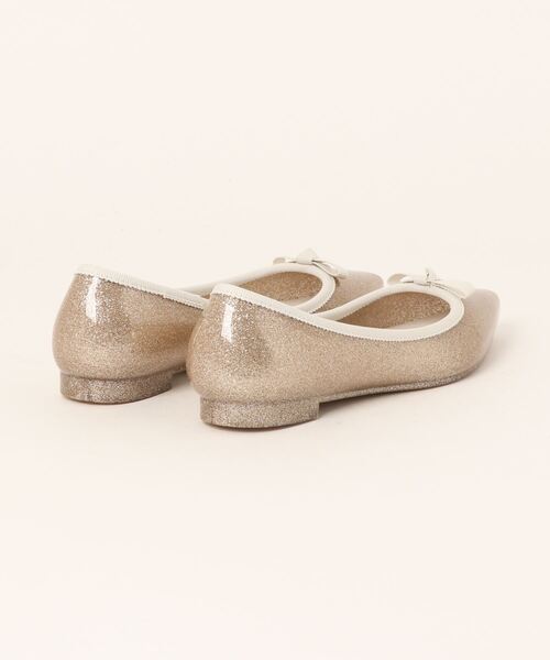 「TEMPERATE」 フラットパンプス 39 ゴールド レディース_画像2