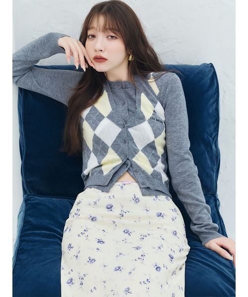 LILY BROWN（リリーブラウン） ニット セーター アーガイルホルター