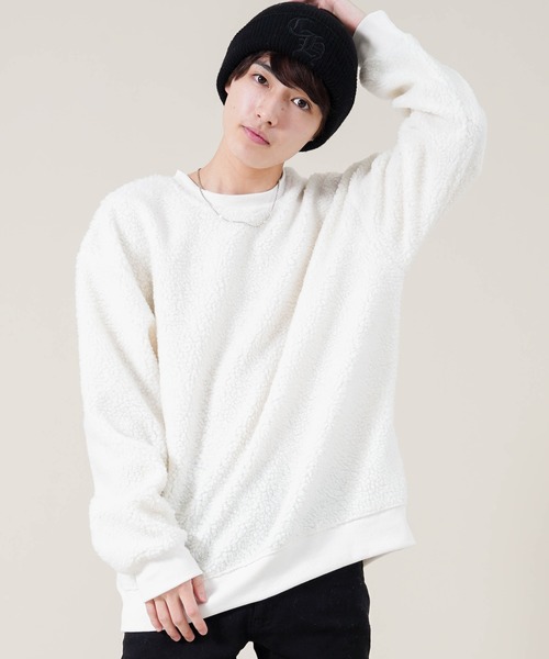 Beno（ビーノ） スウェット もこもこ シェルパボア フリース