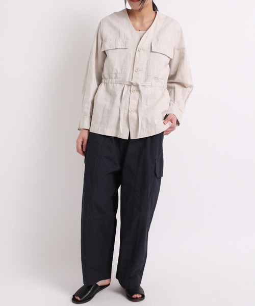 RNA-N ミリタリージャケット モッズコート J1931 コットンリネンライト