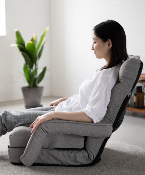 東京家具 家具 オットマン座椅子 肘掛け付き Mollet(モレット