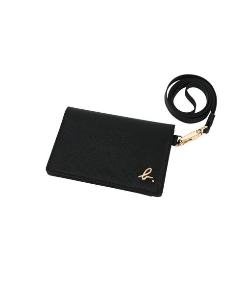 ✨極美品✨　agnes b. アニエスベー　カードケース　名刺入れ 財布 アニエスベー】素敵♪ ロゴ入りバイカラーカードケース (Agnes b