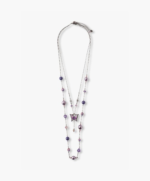 ANNA SUI ネックレス　蝶　アナスイ 2連 楽天市場】【中古】ANNA SUI / 2連 ネックレス アナスイ 蝶