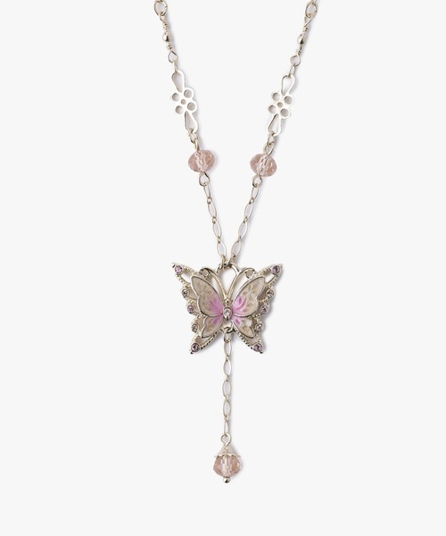 ANNA SUI ネックレス 蝶モチーフ 2点セットネックレス