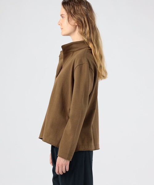 トレーナー スウェット コットンスエット スタンドネックプルオーバー WVCF3769 レディース JAMES PERSE トレーナー スウェット コットンスエット スタンド