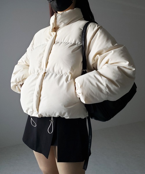 me+em select（ミームセレクト） ダウンコート ダウンジャケット 「 裾