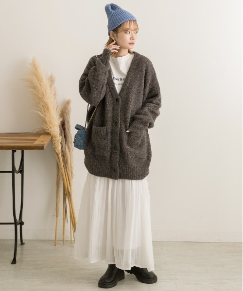 ad thie（アドティエ） ニット帽 ニットキャップ リブ編みニット帽