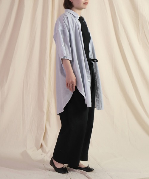 Brocante パンツ 「Brocante / ブロカント」 綿麻ワッシャー