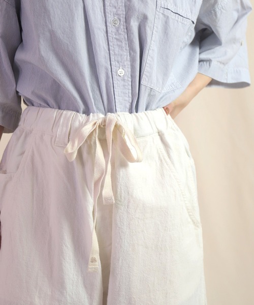 Brocante パンツ 「Brocante / ブロカント」 綿麻ワッシャー