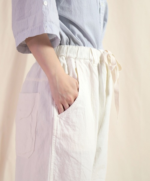 Brocante パンツ 「Brocante / ブロカント」 綿麻ワッシャー