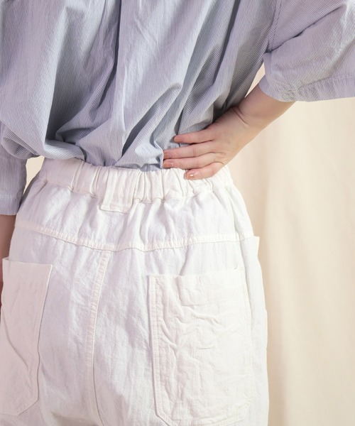 Brocante パンツ 「Brocante / ブロカント」 綿麻ワッシャー