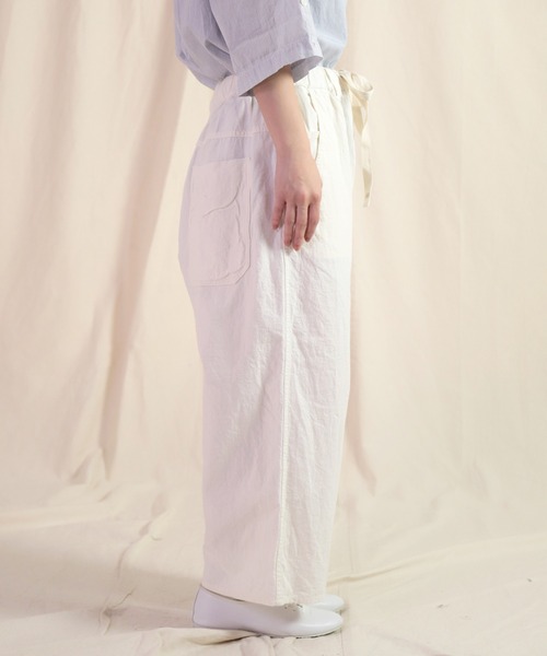 Brocante パンツ 「Brocante / ブロカント」 綿麻ワッシャー