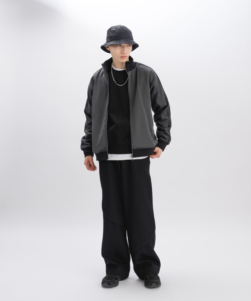 ROOP TOKYO ジャージ リブ配色 トラックジャケット メンズ レディース