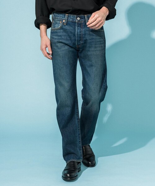 Levi's 501 BIGE ダメージ加工　インディゴ Levi's MADE＆CRAFTED Made & Crafted リーバイス メイド