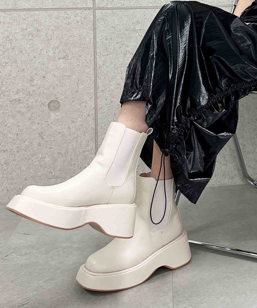 ANAP（アナップ） ブーツ サイドゴア厚底ブーツ レディース : ZOZOTOWN