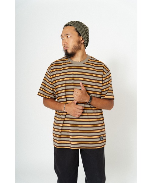 BIG MIKE（ビッグマイク） tシャツ サングラスポケット 半袖ボーダーT