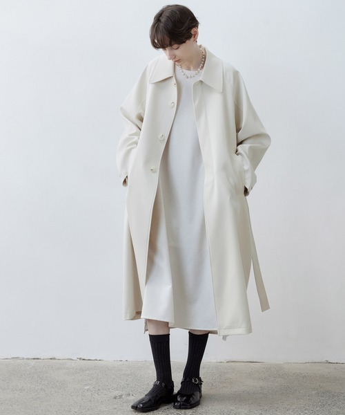 JILSANDER シンプルワンピース　サイドスリット サイドスリット◇ロングシャツワンピース（ワンピース）｜Bou