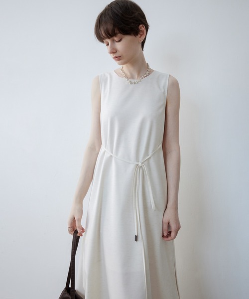 tageechita ワンピース 「tageechita」サイドスリット ノースリーブ