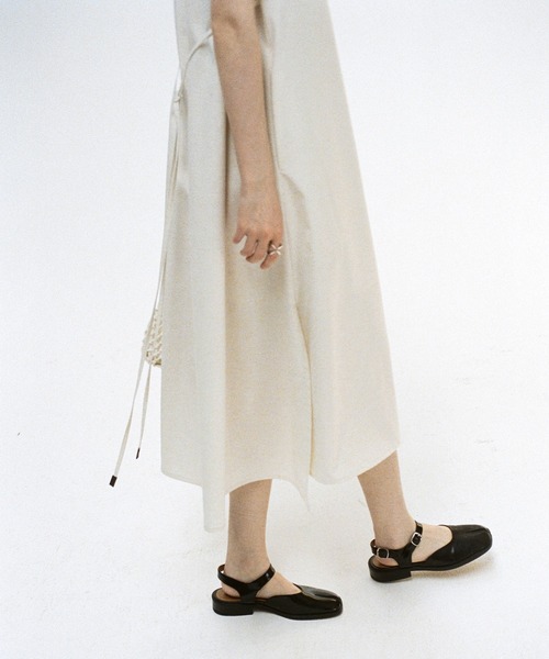 tageechita ワンピース 「tageechita」サイドスリット ノースリーブ