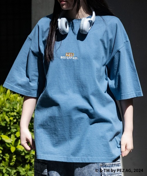 RED CAP GIRL tシャツ 「a-r」「PEZ×Red Cap Girl」天竺 バック