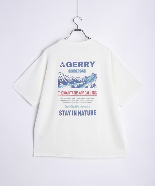 GERRY tシャツ 接触冷感とろみポンチ プリント 半袖Tシャツ