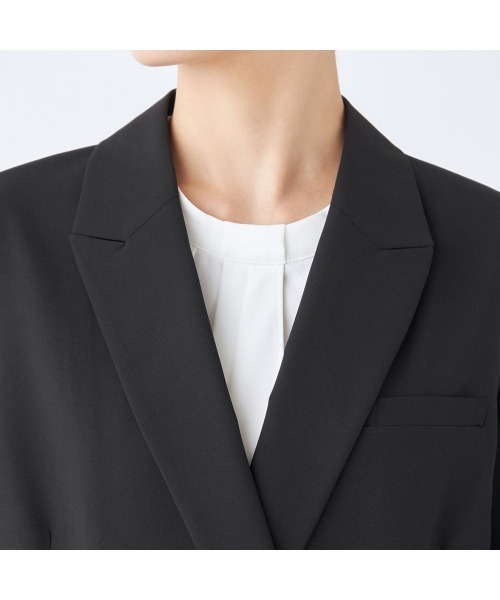 SUIT SELECT スーツ 「セットアップ対応」「おうちで洗える」4釦ダブル