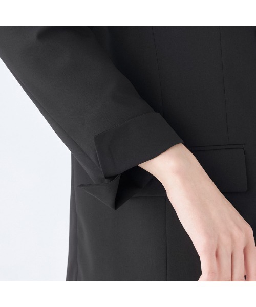 SUIT SELECT スーツ 「セットアップ対応」「おうちで洗える」4釦ダブル