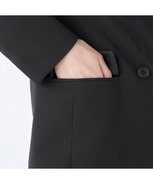 SUIT SELECT スーツ 「セットアップ対応」「おうちで洗える」4釦ダブル