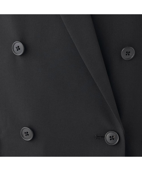 SUIT SELECT スーツ 「セットアップ対応」「おうちで洗える」4釦ダブル