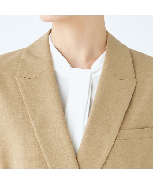 SUIT SELECT スーツ 「セットアップ対応」「おうちで洗える」4釦ダブル