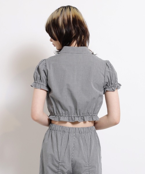 MILK ブラウス シャツ Black cherry レディース : ZOZOTOWN