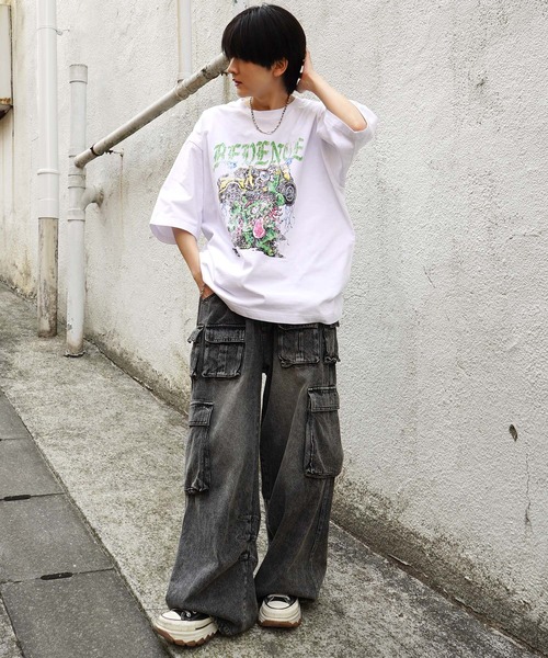 25SS ヴィンテージライク ピグメント加工 アメカジ風 レトロ