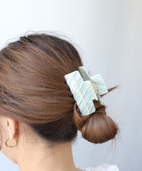 Three Four Time（スリーフォータイム） ヘアクリップ パールライン