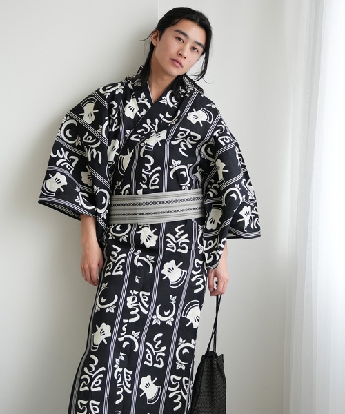 RM204 注染 浴衣 3枚　美品　着用可　しつけ糸 RM204 注染 浴衣 3枚 美品 着用可 しつけ糸 - 着物・浴衣