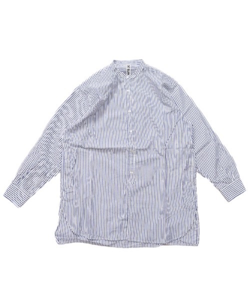ブラウス シャツ SF:vent blanc  ヴァンブラン6.5oz デニムラグランワイドスリーブシャツ レディース セール】SF:vent blanc ヴァンブラン6.5oz デニムラグランワイド