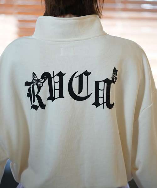 RVCA（ルーカ） トレーナー スウェット ハーフジップ トレーナー BE044