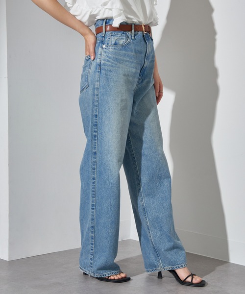 ＜upper hights＞THE NIECE ストレート デニム M(25) upper hights / THE NIECE ハイライズ ワイド ストレート デニム