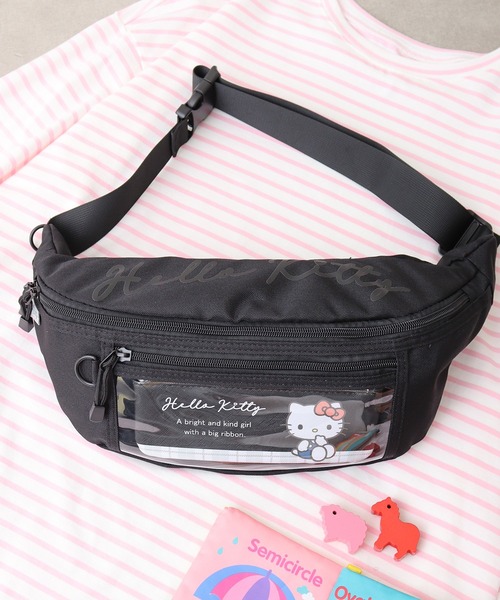 sanrio（サンリオ） ボディバッグ ウエストポーチ ポリエステル クリア
