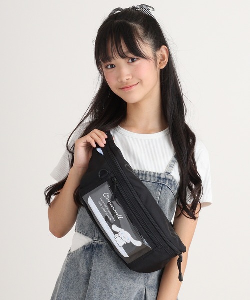 sanrio（サンリオ） ボディバッグ ウエストポーチ ポリエステル クリア
